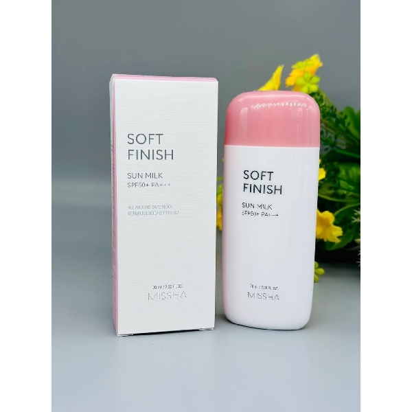 MISSHA SOFT FINISH SUN MILK SPF 50+ PA+++ 70ml
