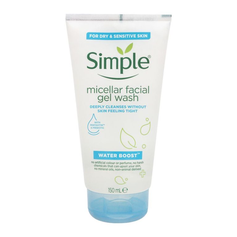 Simple Water Boost Micellar Facial Gel Wash 150ml