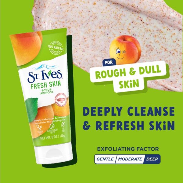 St. Ives Fresh Skin Apricot Scrub - 170g - Image 5