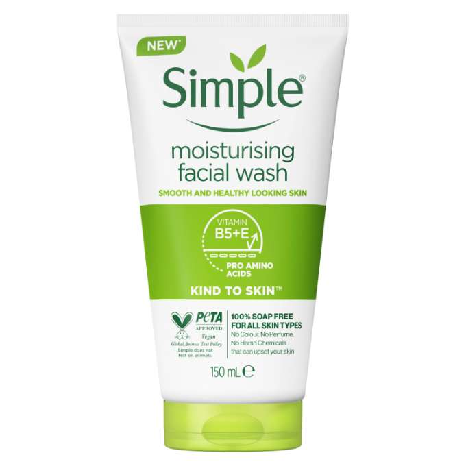 Simple Kind to Skin Moisturising Face Wash 150ml