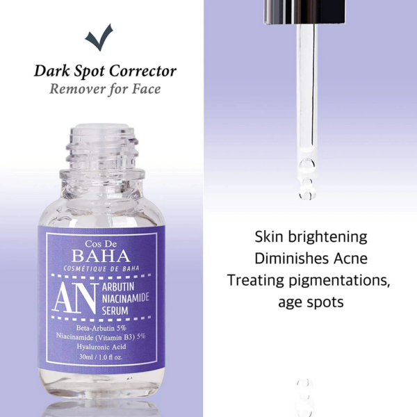 COS DE BHA Arbutin+Niacinamide Serum (AN) 30ml - Image 3