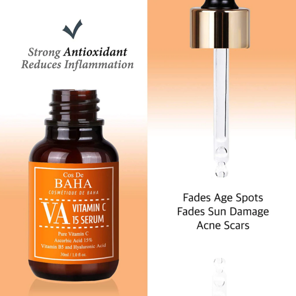 COS DE BHA Vitamin C serum (VA) 30ml - Image 3