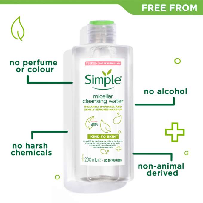 Simple Kind to Skin Micellar Cleansing Water 200ml