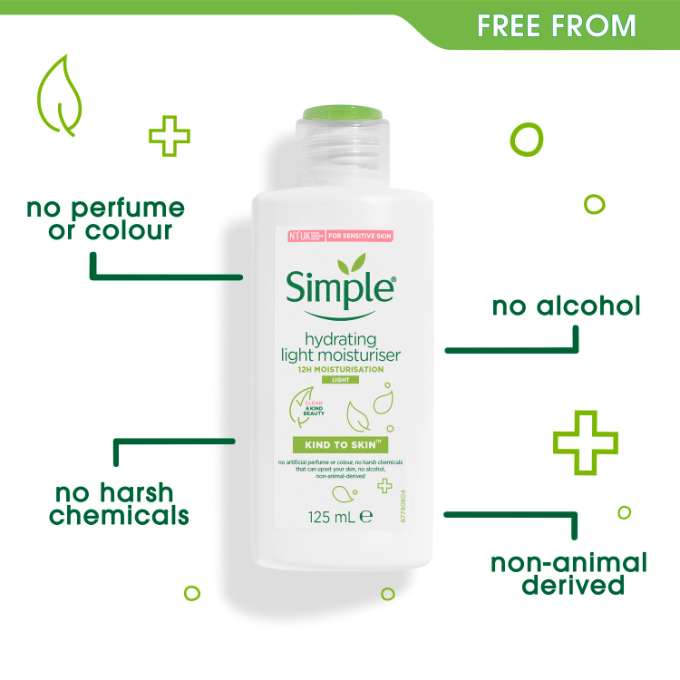 Simple Kind to Skin Hydrating Light Moisturiser 125ml