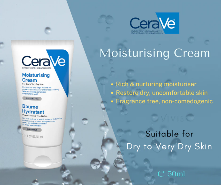 CeraVe Moisturising Cream For Dry To Very Dry Skin 50ml
