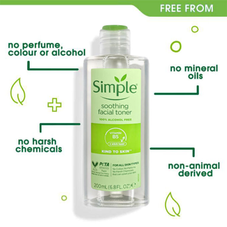Simple Kind To Skin Soothing Facial Toner 200ml