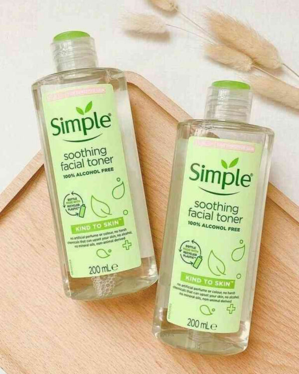 Simple Kind To Skin Soothing Facial Toner 200ml - Image 3