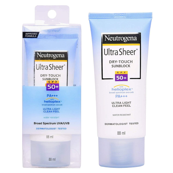 Neutrogena Ultra Sheer Dry-Touch Sunblock SPF50+ 88ml