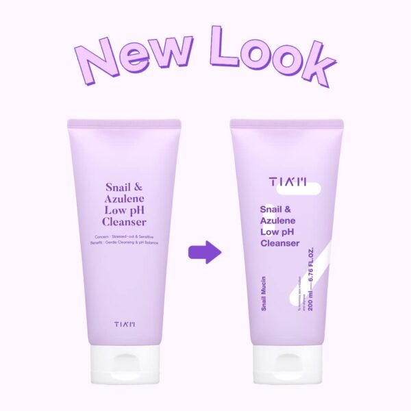 Tiam Snail & Azulene Low pH Cleanser 200ml