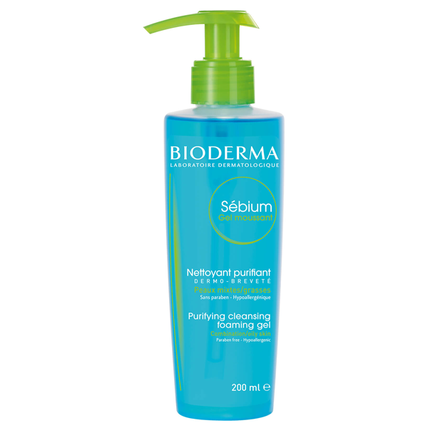Bioderma Sébium Gel Moussant Purifying Cleansing Foaming Gel 200ml