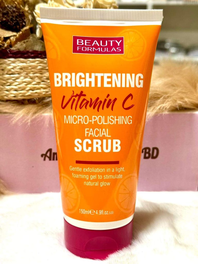 Beauty Formulas Brightening Vitamin C Micro-Polishing Facial Scrub 150ml