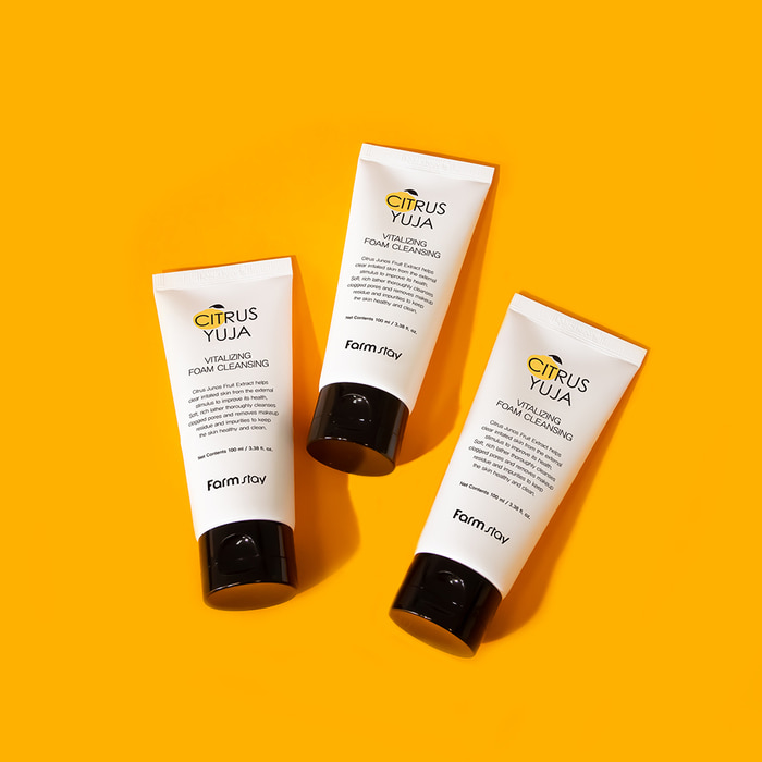 Farm Stay Citrus Yuzu Vitalizing Foam Cleansing 100ml