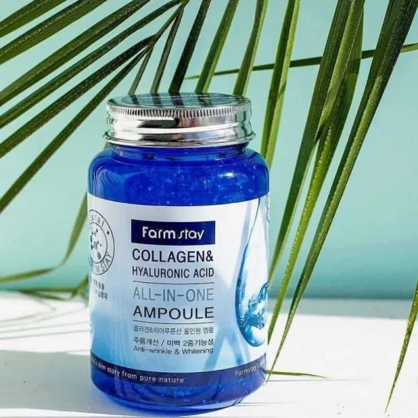 FarmStay Collagen Hyaluronic Acid All-In-One Ampoule - 250ml - Image 3